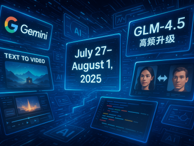 AI가 5일 만에 세상을 바꾸다 (7월 27일 - 8월 1일)