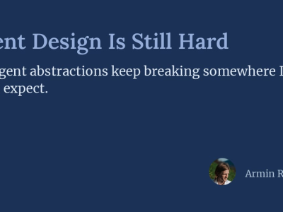 AI 에이전트 구축은 여전히 어렵다