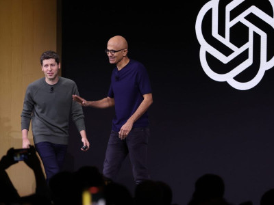 마이크로소프트와 OpenAI CEO들이 드문 공동 인터뷰에서 파트너십 논의