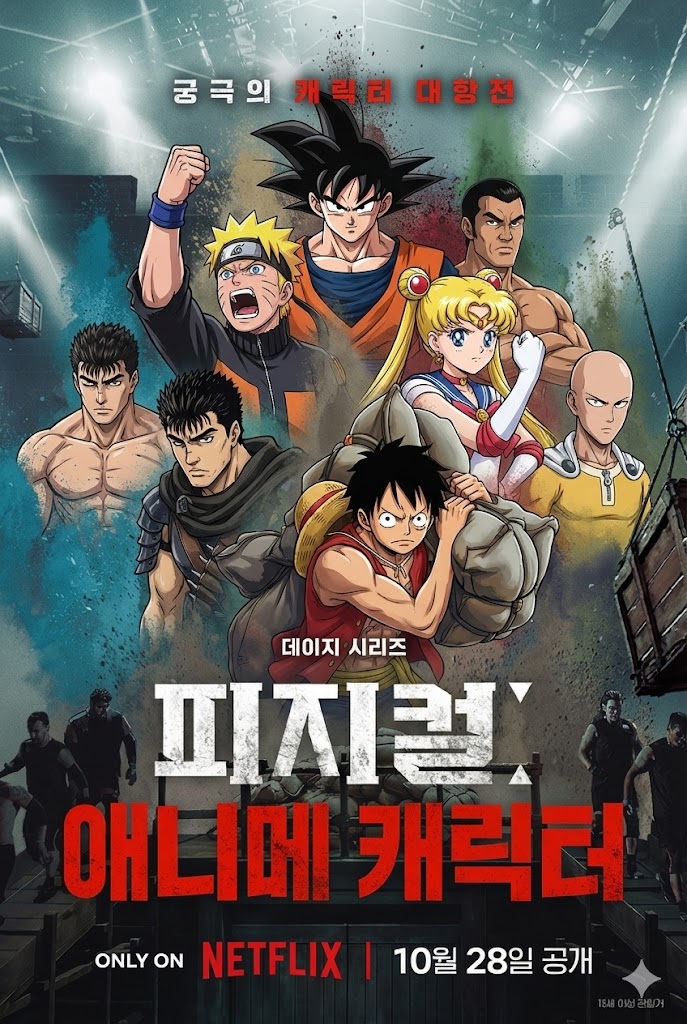 피지컬 아시아 따라해본 애니메이션 포스터