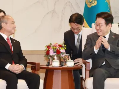 이 대통령 “한일 AI협력 가교 돼달라”…손정의 “초인공지능 임박”