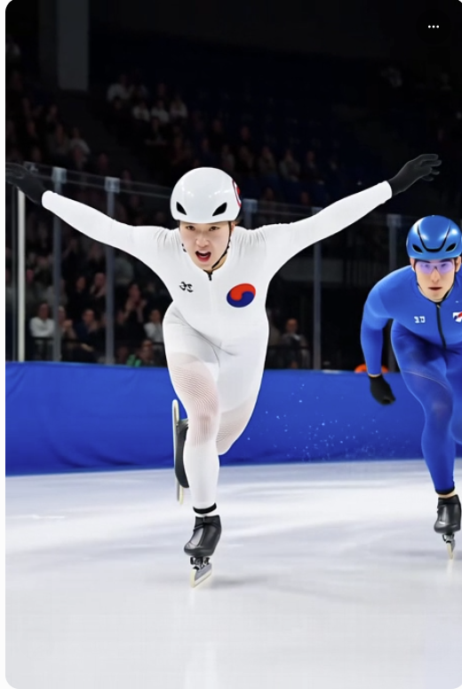 쇼트트랙 한국과 이탈리아 경쟁 한국 1위
